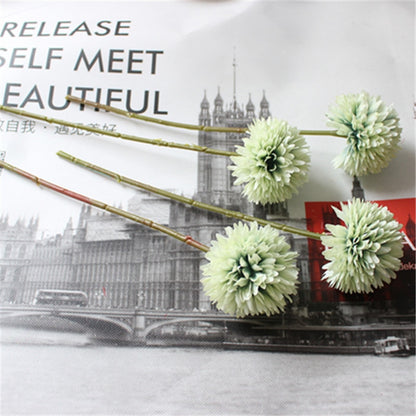 30cm Artificial Flower Dandelion Ball Chrysanthemum Fake Potted Flower Arrangement Decoration