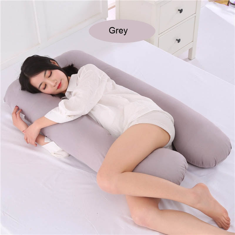 U Shape Pregnancy Pillow Full Body Maternity Pillows for Side Sleeper Pregnancy Women Sleeping Support Bedding Pregnancy Pillow