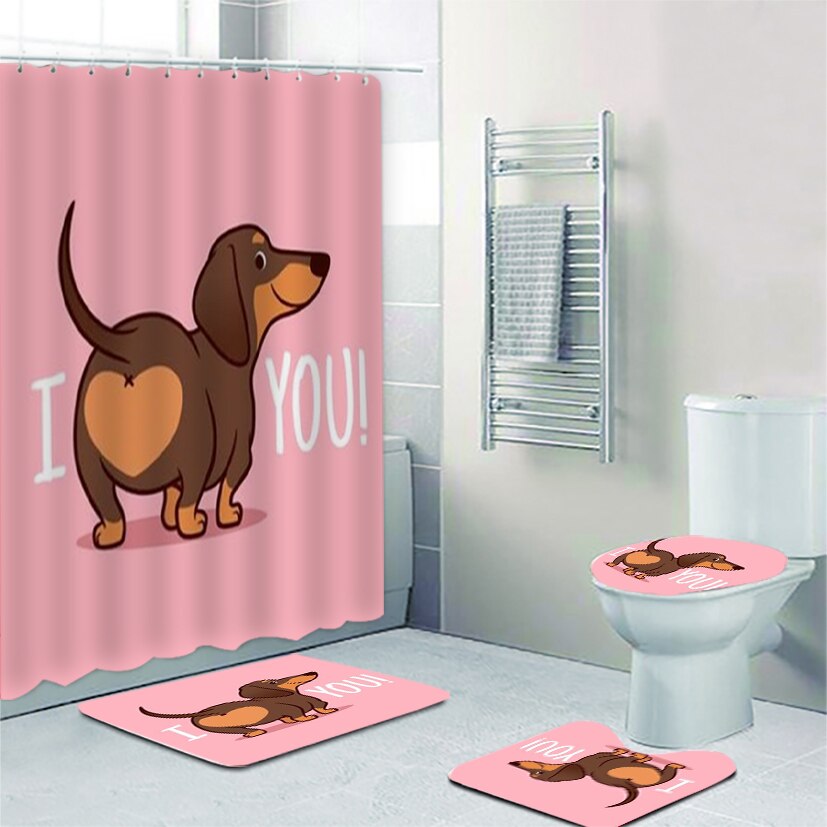 Nordic Dog Bathroom Set (Multi Styles/Colors)