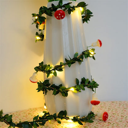 2M 20LED Artificial Leaf Garland Plants Vine