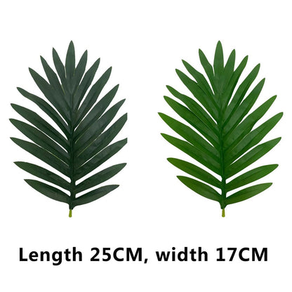 Artificial Plant Scattered Tail Tropical Artificial Palm Tree Large Plants Leaves Fake Palm Leaf for Home Garden Office Decor