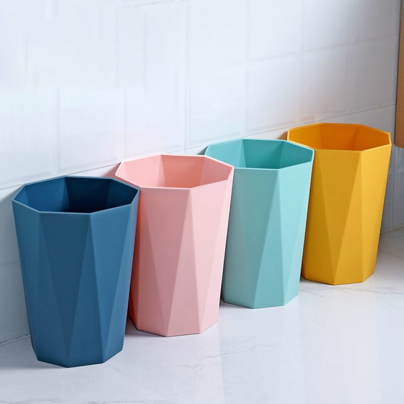 Colorful Trash Can Waste Bins Nordic Wind