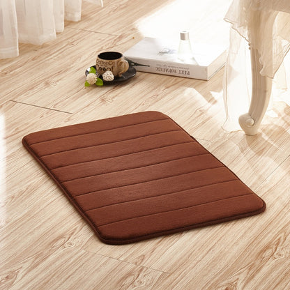 3D Cobblestone Embossed Non Slip Memory Foam Mat (Multi Styles/Colors)