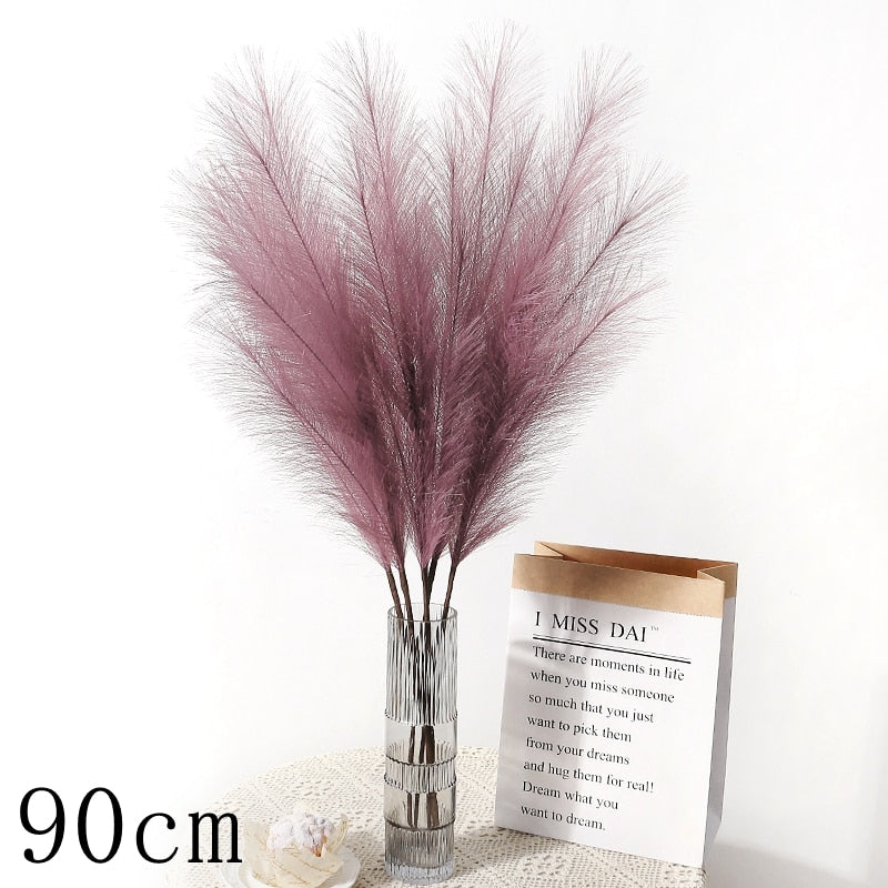 1PC Faux Pampas Grass Decor (Multi Colors)