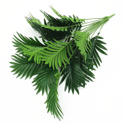 Artificial Plant Scattered Tail Tropical Artificial Palm Tree Large Plants Leaves Fake Palm Leaf for Home Garden Office Decor