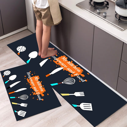 Fashion Simple Nordic Style Kitchen Mat Floor Carpet House Hold Carpet Long Strip Door Mat Modern Home Decor