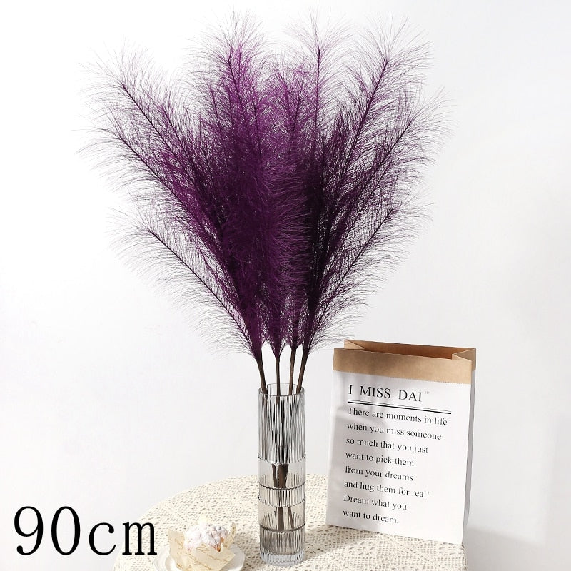 1PC Faux Pampas Grass Decor (Multi Colors)