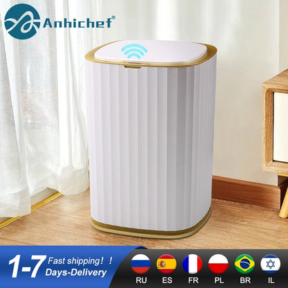 Smart Trash Can Large Capacity For Kitchen Bathroom Garbage Bin