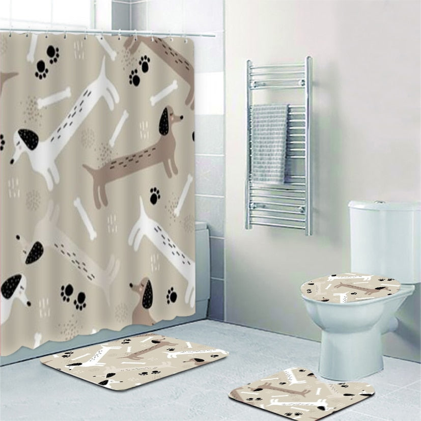 Nordic Dog Bathroom Set (Multi Styles/Colors)