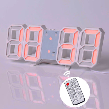 Nordic Digital Alarm Thermometer Electronic Clock (Multi Colors)