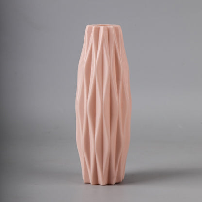 Nordic Unbreakable Plastic Anti-Ceramic Imitation Rattan European Flower Vase (Multi Styles/Colors)