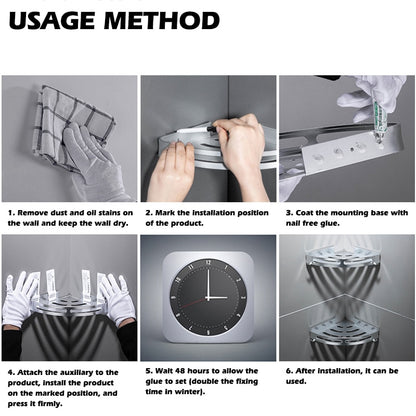 Mosodo Bathroom Shelf Organizer No Drill