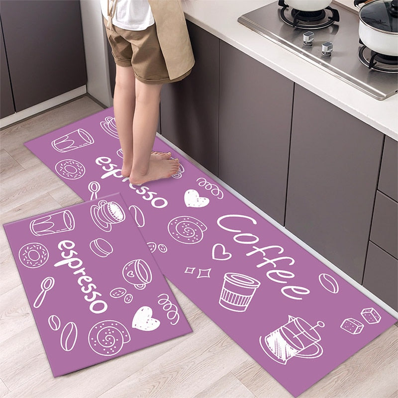 Fashion Simple Nordic Style Kitchen Mat Floor Carpet House Hold Carpet Long Strip Door Mat Modern Home Decor