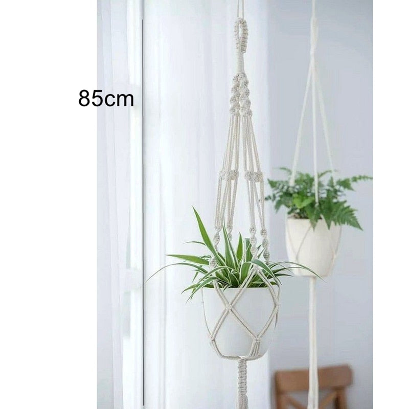 Big Macrame Hanging Planter Hanging Pot Plant (Multi Styles/ Colors)