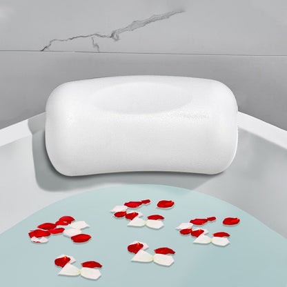 SPA Bath Pillow,Non-slip Bathtub Headrest Soft with Suction Cups Easy To Clean