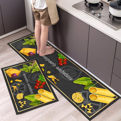 Fashion Simple Nordic Style Kitchen Mat Floor Carpet House Hold Carpet Long Strip Door Mat Modern Home Decor