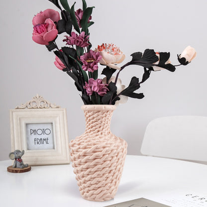 Nordic New Flower Plastic Vases (Multi Styles/ Colors)