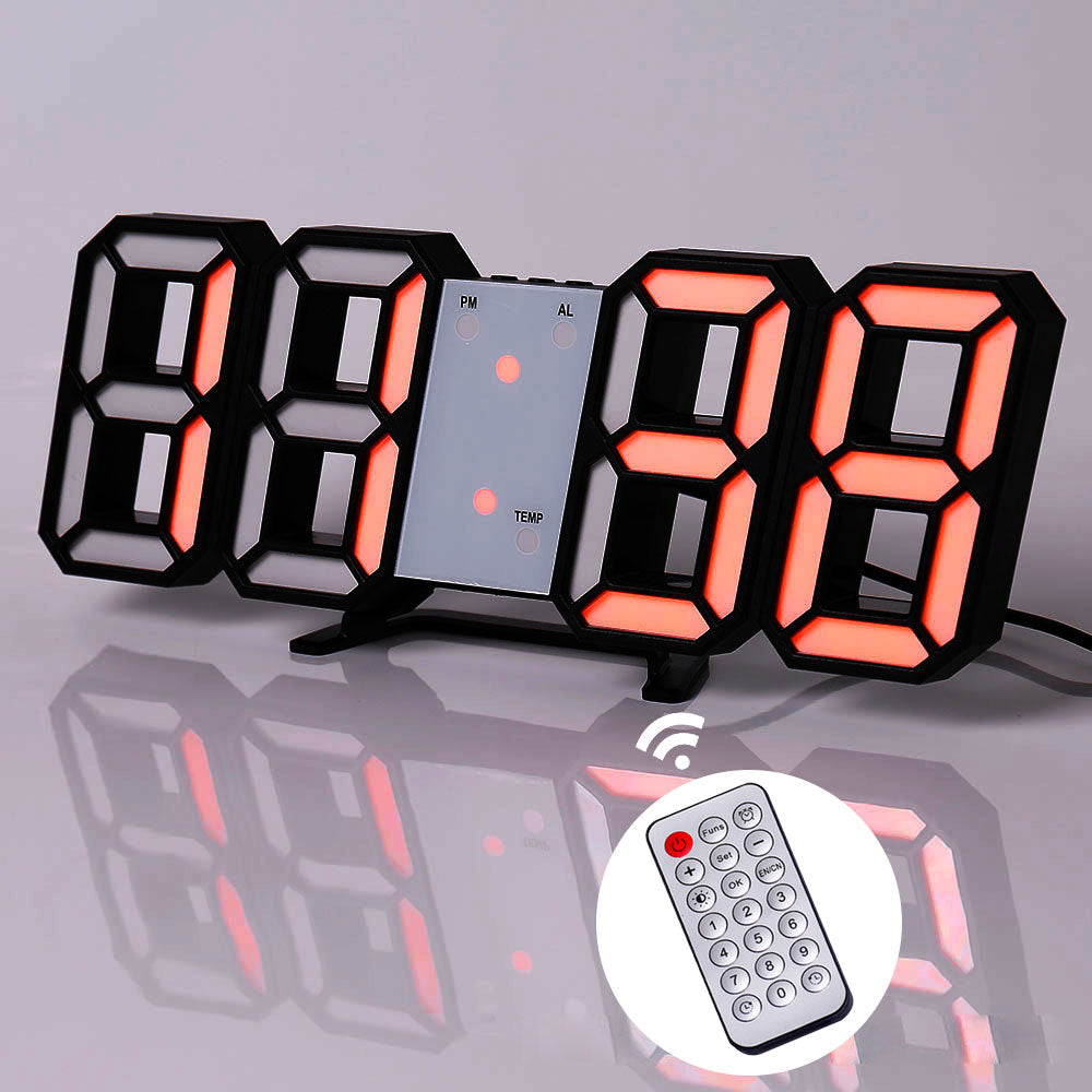 Nordic Digital Alarm Thermometer Electronic Clock (Multi Colors)