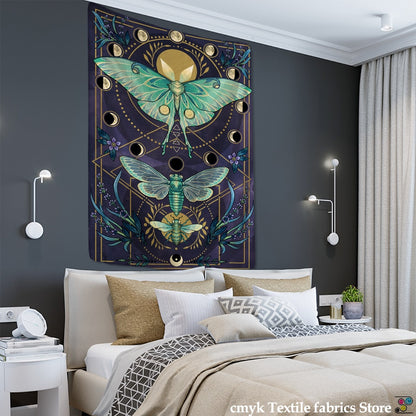 Psychedelic Butterfly Tarot Tapestry Wall Hanging Witchcraft Bohemian Hippie Tapiz Dormitory Home Decor