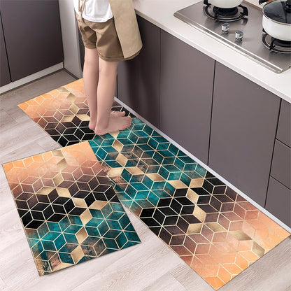 Fashion Simple Nordic Style Kitchen Mat Floor Carpet House Hold Carpet Long Strip Door Mat Modern Home Decor