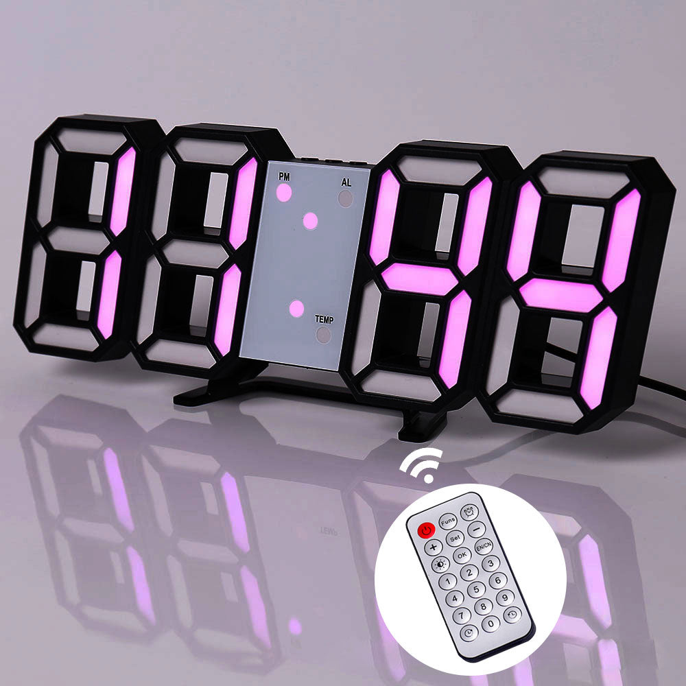 Nordic Digital Alarm Thermometer Electronic Clock (Multi Colors)