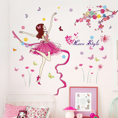 Dancer Wall Stickers DIY Balloons Mural Decal