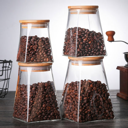 350ml/500ml/750ml/950ml Coffee Bean Tea Sugar Candy Fruit Jar