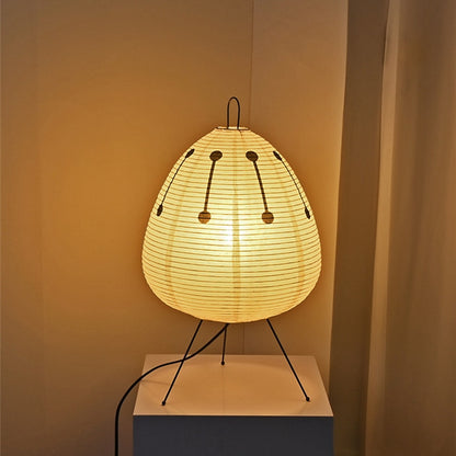 Japanese Rice Paper Lantern Led Table Lamp