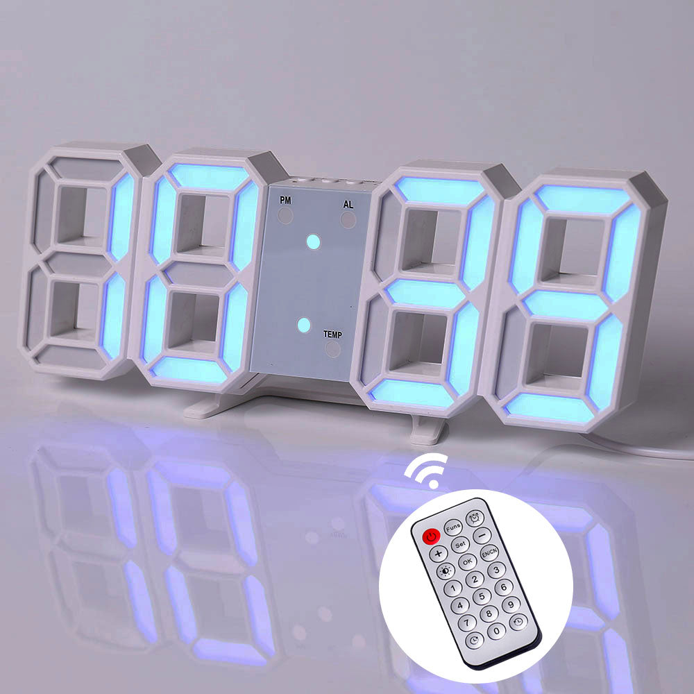 Nordic Digital Alarm Thermometer Electronic Clock (Multi Colors)