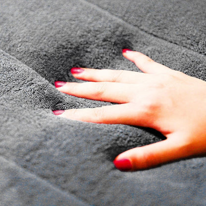 Coral Fleece Water Absorption Non-slip Memory Foam Washable Bathroom Mat (Multi Styles/Colors)