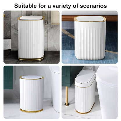 Smart Trash Can Large Capacity For Kitchen Bathroom Garbage Bin