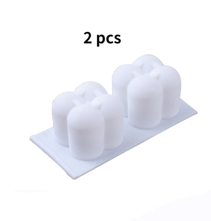 DIY Silicone Candle Mold Simple Style Design for Handmade Jewelry Soap Gypsum Candle Jewelry Craft Mold Candle Making Supplies