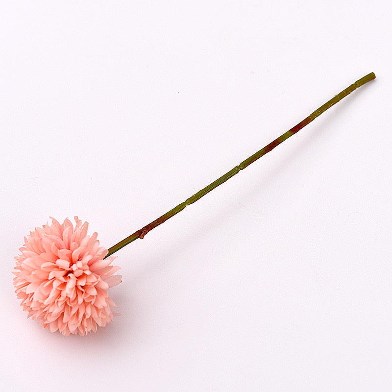 30cm Artificial Flower Dandelion Ball Chrysanthemum Fake Potted Flower Arrangement Decoration