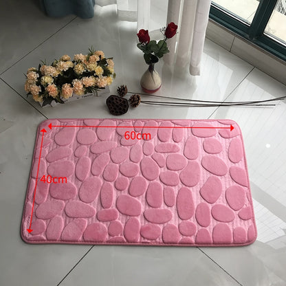 Bathroom Bath Mat Set Toilet Mat Non-slip Bath Mat