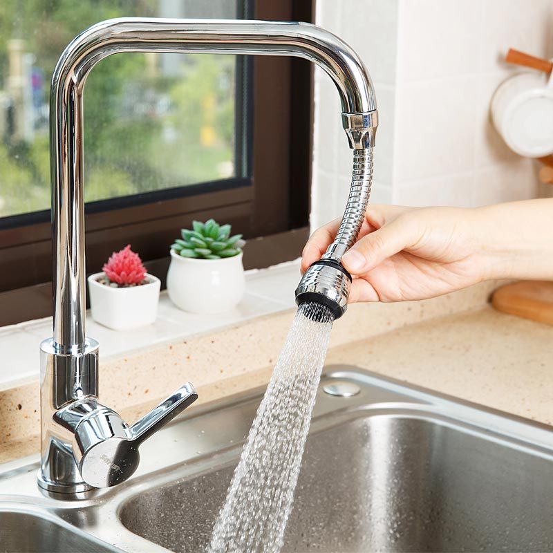 360 Degree Adjustment Faucet Extension Tube Water Saving Nozzle Filter Kitchen Water Tap Water Saving For Sink Faucet Bathroom