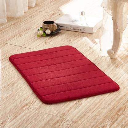 3D Cobblestone Embossed Non Slip Memory Foam Mat (Multi Styles/Colors)