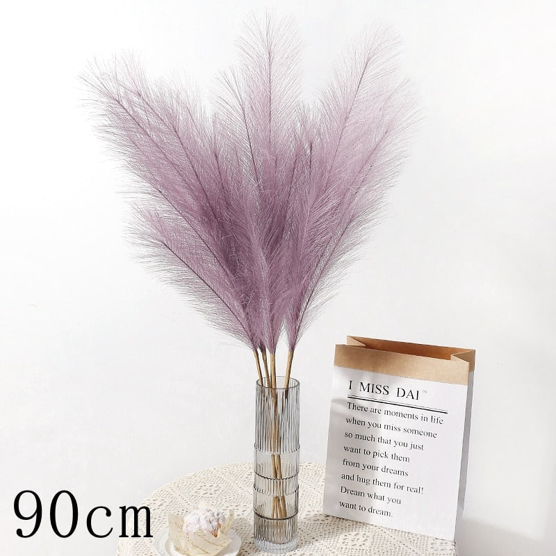 1PC Faux Pampas Grass Decor (Multi Colors)