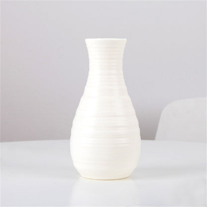 Nordic Unbreakable Plastic Anti-Ceramic Imitation Rattan European Flower Vase (Multi Styles/Colors)