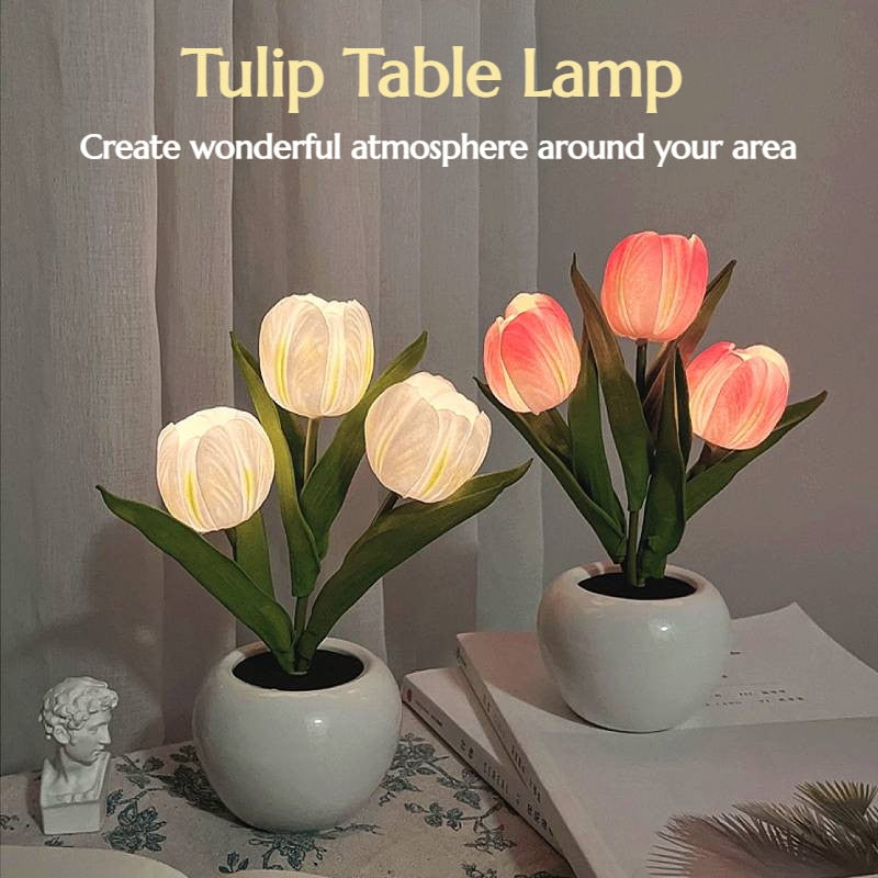 LED Tulip Table Lamp (Multi Colors)