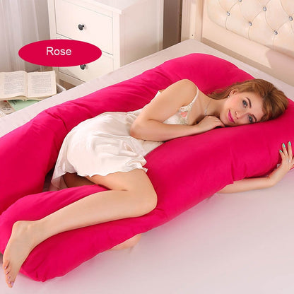 U Shape Pregnancy Pillow Full Body Maternity Pillows for Side Sleeper Pregnancy Women Sleeping Support Bedding Pregnancy Pillow