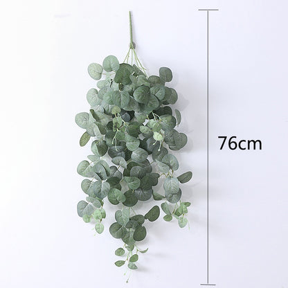 Artificial Plant Vines Wall Hanging Rattan Leaves Branches Outdoor Garden Home Decoration Plastic Fake Silk Leaf Green Plant Ivy