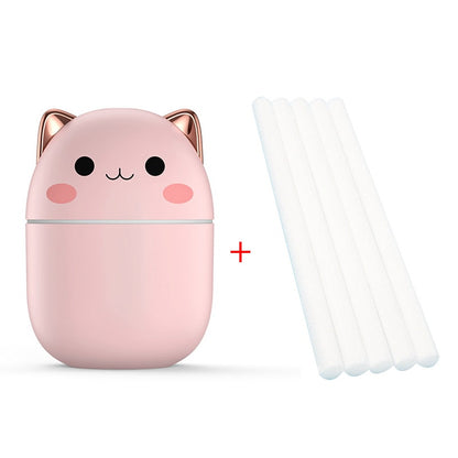 Kawaii Air Humidifier 250ML Aroma Essential Oil Diffuser USB Cool Mist Sprayer for Bedroom Home Car Fragrance Diffuser