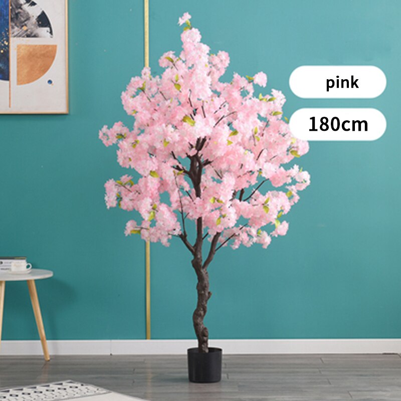 Artificial Cherry Tree Bonsai Indoor (Multi Colors/Sizes)