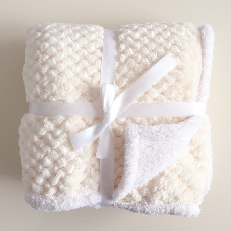 Baby Blankets New Thicken Double Layer