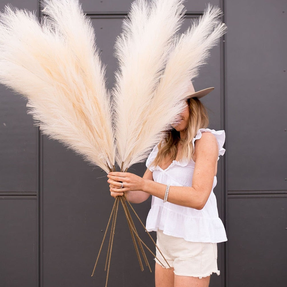 1PC Faux Pampas Grass Decor (Multi Colors)