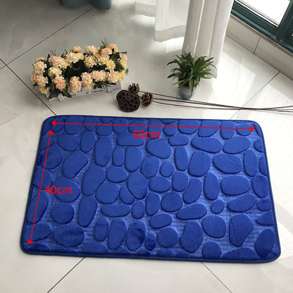 Bathroom Bath Mat Set Toilet Mat Non-slip Bath Mat