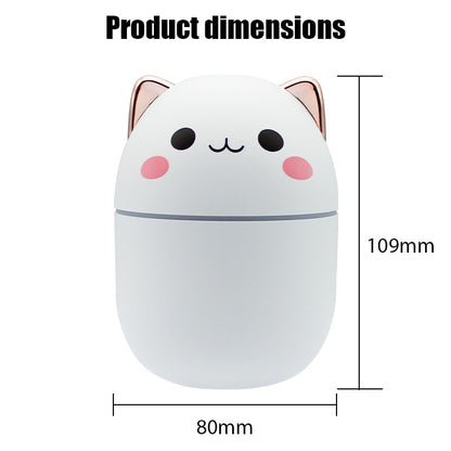 Kawaii Air Humidifier 250ML Aroma Essential Oil Diffuser USB Cool Mist Sprayer for Bedroom Home Car Fragrance Diffuser