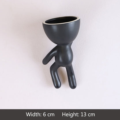 Imitation Humanoid Ceramic Flower Pots (Multi Styles/ Colors)