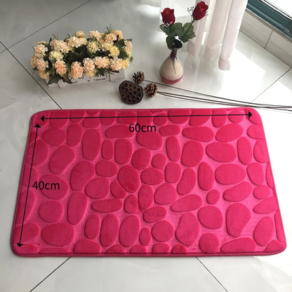 Bathroom Bath Mat Set Toilet Mat Non-slip Bath Mat