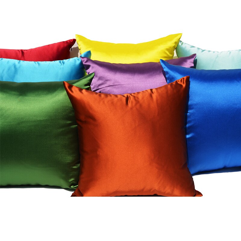 Satin Silk Pillowcase 50x50cm (Multi Colors)